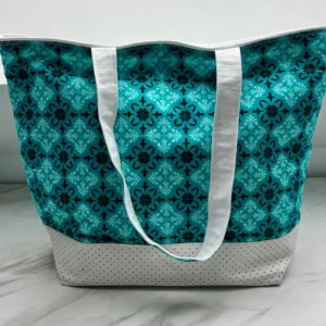 Saccabas « Imprimé turquoise »