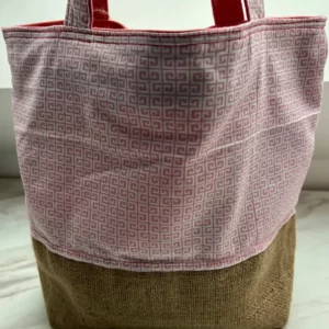 Saccabas « Jute et rose »